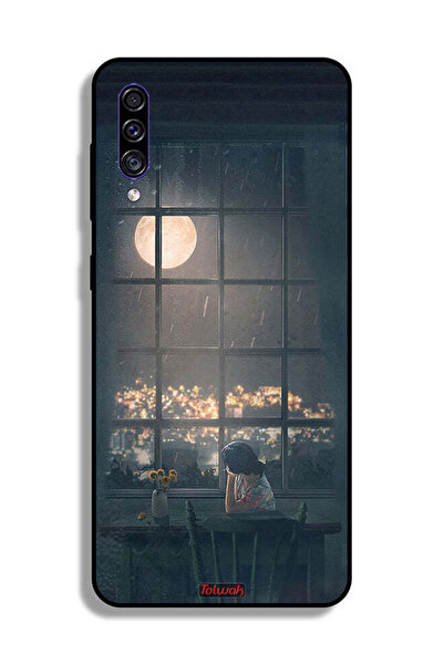 Tolwak غطاء حماية لهاتف Samsung Galaxy A50 مع صورة القمر