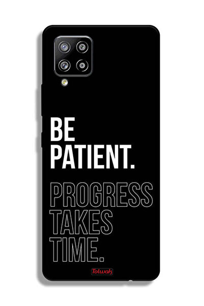 Tolwak غطاء حماية لهاتف Samsung Galaxy A42 5G كن صبورًا فالتقدم يستغرق وقتًا