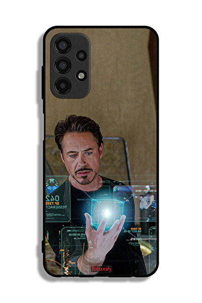 Tolwak غطاء حماية لهاتف سامسونج جالاكسي A13 4G بتصميم الرجل الحديدي