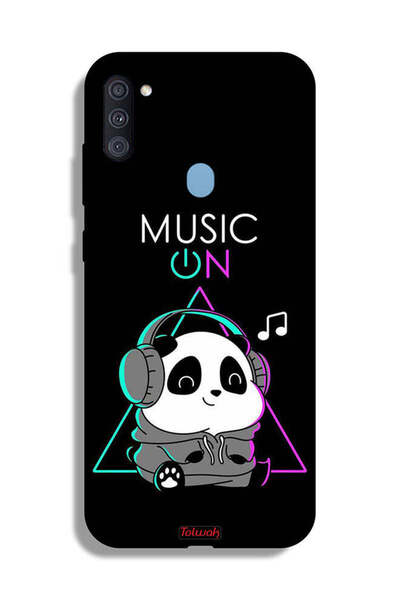 Tolwak غطاء حماية لهاتف Samsung Galaxy A11 بطبعة موسيقى الباندا