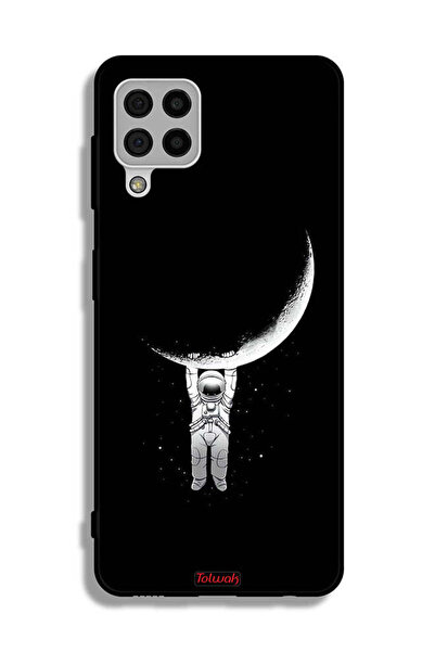 Tolwak Samsung Galaxy A22 4G Protective Case Cover Hanging From Moon