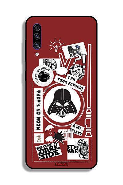 Tolwak غطاء حماية لهاتف Samsung Galaxy A30s ملصق "مرحبًا بكم في الجانب المظلم"