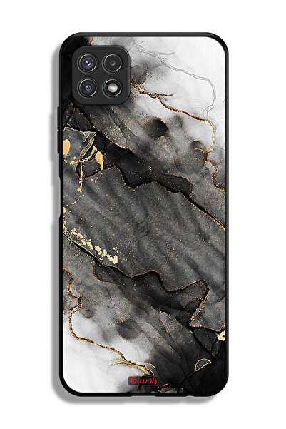 Tolwak غطاء حماية لهاتف سامسونج جالاكسي A22 5G، رخامي لامع