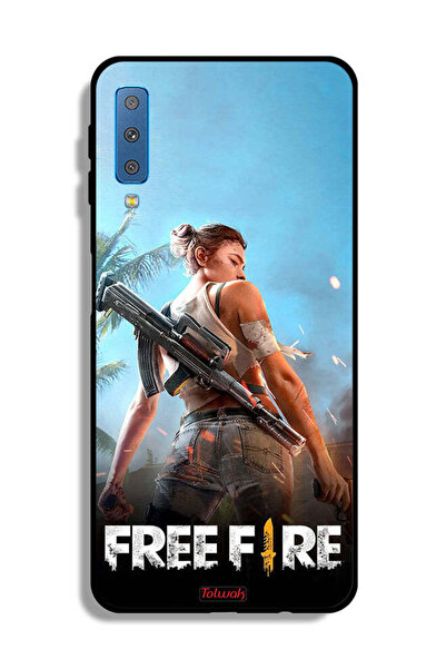 Tolwak Samsung Galaxy A7 (2018) Protective Case Cover Free Fire