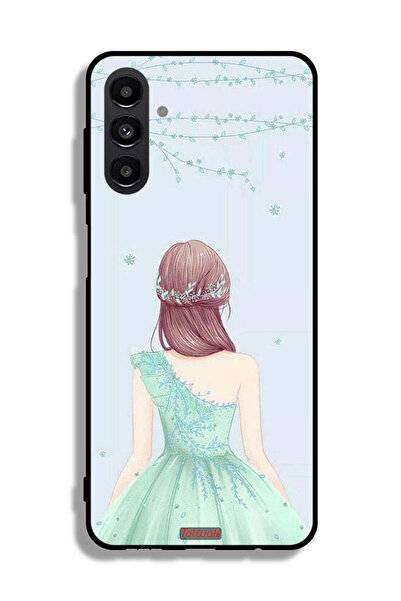 Tolwak Samsung Galaxy A13 5G Protective Case Cover Cute Girl In Floral Dress
