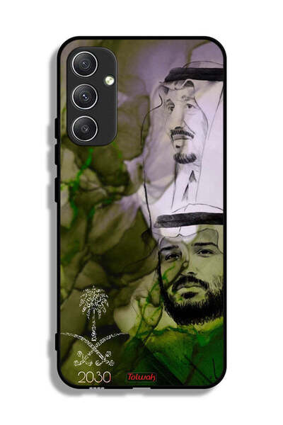 Tolwak غطاء حماية لهاتف سامسونج جالاكسي A34 5G، ملصق فني للملك سلمان وولي الع...