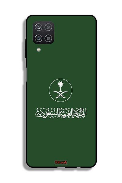 Tolwak غطاء حماية لهاتف سامسونج جالكسي M12 - فن متجه لعلامة المملكة العربية السعودية
