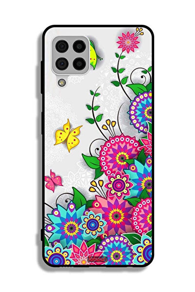 Tolwak غطاء حماية لهاتف سامسونج جالاكسي A22 4G بنقشة زهور ماندالا