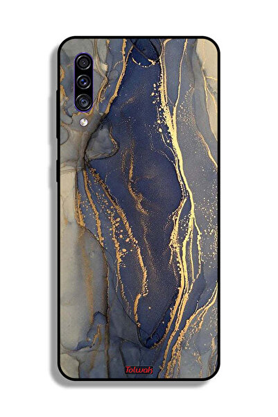 Tolwak غطاء حماية لهاتف سامسونج جالاكسي A30s بنمط رخامي لامع