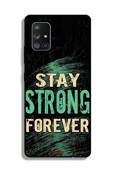Tolwak Samsung Galaxy A71 5G Protective Case Cover Stay Strong Forever