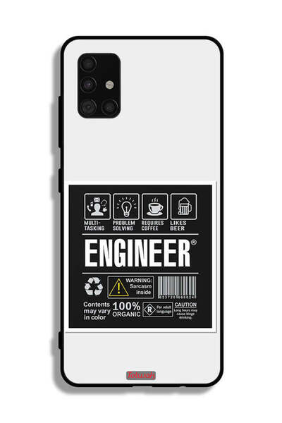 Tolwak غطاء حماية لهاتف سامسونج جالاكسي A51 5G، ملصق المهندس