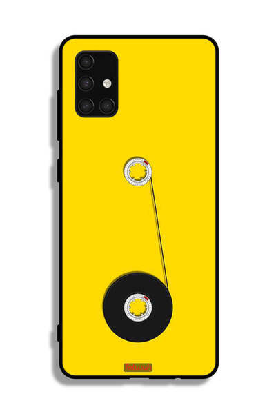 Tolwak غطاء حماية لهاتف سامسونج جالاكسي A71 4G بتصميم عجلة كاسيت