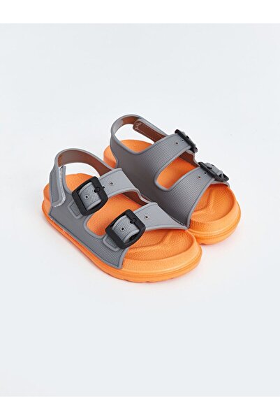 LC Waikiki Γκρι Velcro Αγορίστικα Σανδάλια