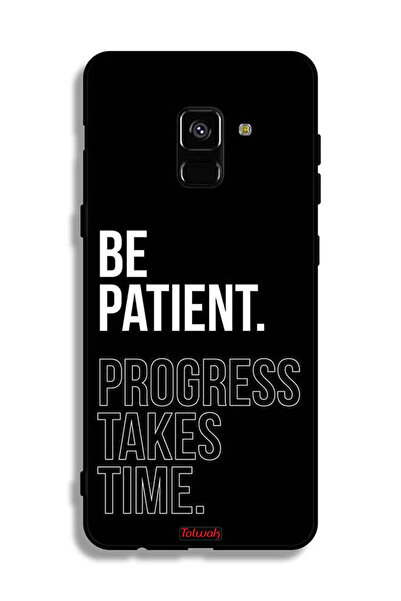 Tolwak غطاء حماية لهاتف Samsung Galaxy A8 Plus (2018) - كن صبورًا، فالتقدم يس...