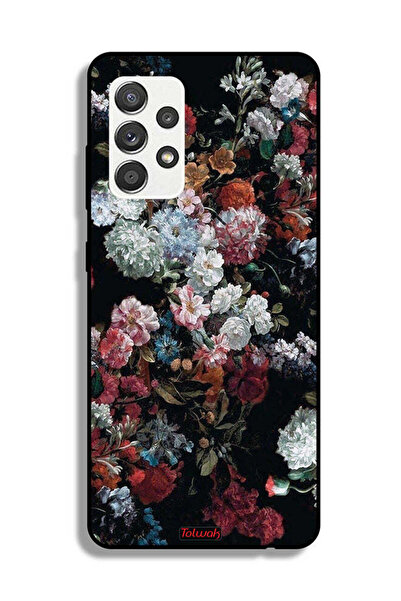 Tolwak Samsung Galaxy M32 5G Protective Case Cover Vintage Roses