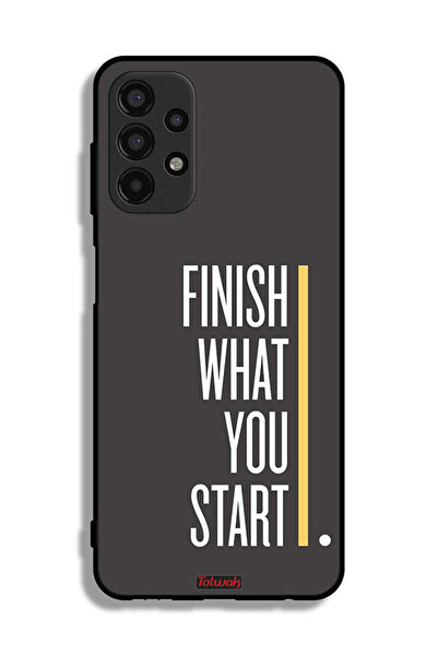 Tolwak Samsung Galaxy A13 4G Protective Case Cover Finish What You Start