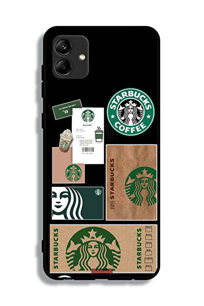 Tolwak غطاء حماية لهاتف سامسونج جالاكسي A04، ملصق ستاربكس