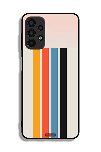Tolwak Samsung Galaxy A13 4G Protective Case Cover Straight Lines Pattern