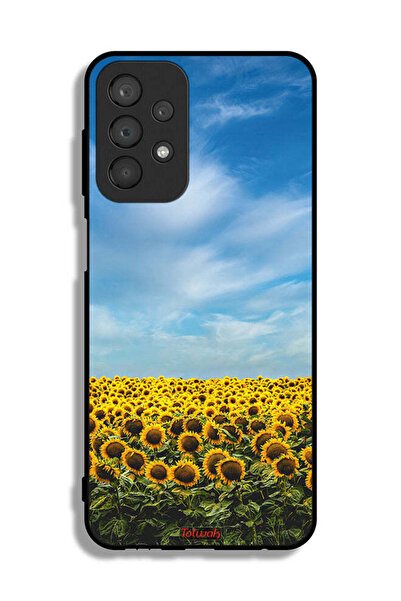 Tolwak غطاء حماية لهاتف سامسونج جالكسي A23 - عباد الشمس تحت السماء