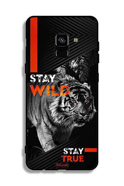 Tolwak غطاء حماية لهاتف Samsung Galaxy A8 Plus (2018) - Stay Wild Stay True