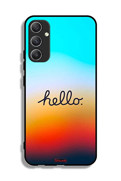 Tolwak Samsung Galaxy A34 5G Protective Case Cover Hello
