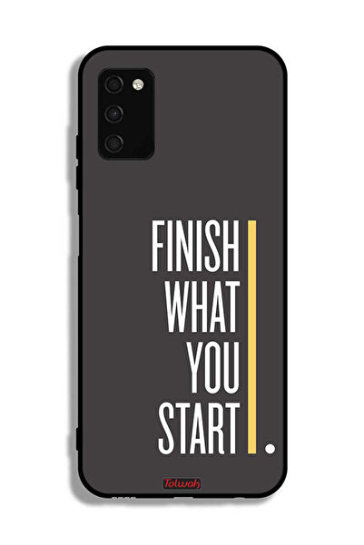 Tolwak Samsung Galaxy A03s Protective Case Cover Finish What You Start