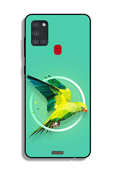 Tolwak غطاء حماية لهاتف سامسونج جالاكسي A21s بنقشة ببغاء تجريدي