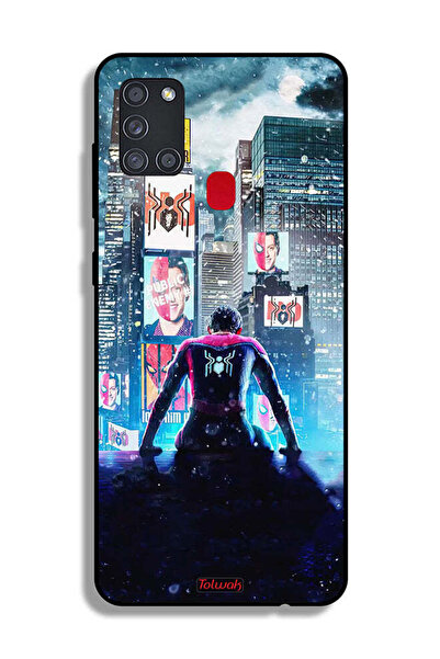 Tolwak غطاء حماية لهاتف سامسونج جالكسي A21s بتصميم سبايدر مان