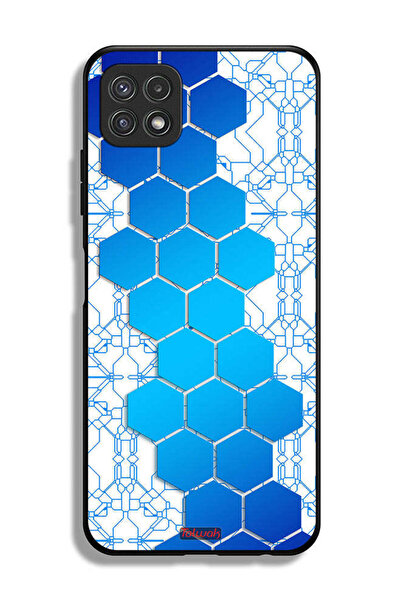 Tolwak غطاء حماية لهاتف سامسونج جالاكسي A22 5G بأيقونات سداسية الشكل من Honey...