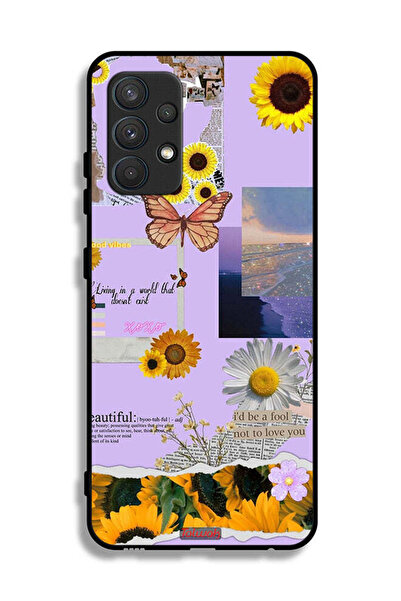 Tolwak غطاء حماية لهاتف سامسونج جالاكسي A32 4G بملصقات عباد الشمس الجميلة