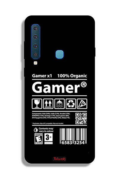 Tolwak غطاء حماية لجهاز Samsung Galaxy A9 (2018) - ملصق ألعاب