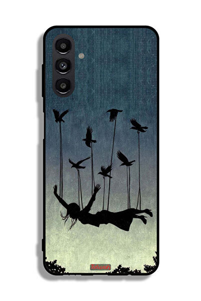 Tolwak Samsung Galaxy A13 5G Protective Case Cover Birds Holding Fallen Girl