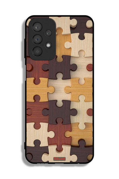 Tolwak Samsung Galaxy A23 Protective Case Cover Wooden Pattern