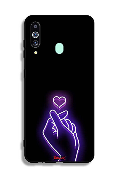 Tolwak غطاء حماية لهاتف سامسونج جالكسي A60 - قلب صغير قابل للطي
