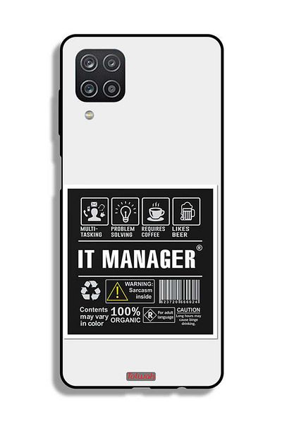 Tolwak حافظة الحماية Samsung Galaxy A12 Cover Cover It Manager Sticker Sticker