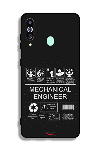 Tolwak غطاء حماية لهاتف سامسونج جالاكسي M40، ملصق مهندس ميكانيكي