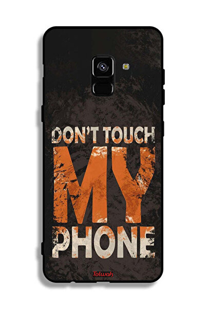 Tolwak غطاء حماية لهاتف Samsung Galaxy A8 Plus (2018) - لا تلمس هاتفي