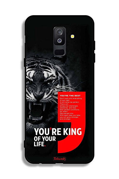 Tolwak غطاء حماية لهاتف Samsung Galaxy A6 Plus (2018) أنت ملك حياتك