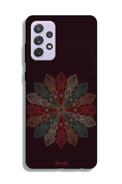 Tolwak غطاء حماية لهاتف سامسونج جالاكسي A72 5G بنقشة زهرة ماندالا