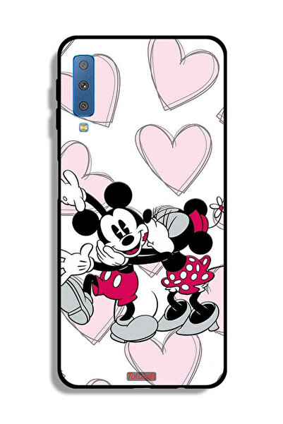 Tolwak غطاء حماية لهاتف سامسونج جالاكسي A7 (2018) بتصميم عناق ميكي ماوس