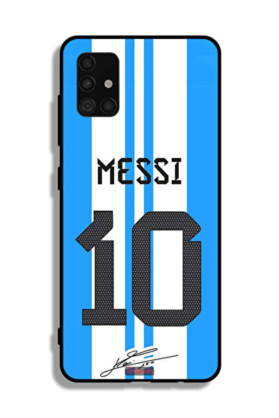 Tolwak Samsung Galaxy A51 4G Protective Case Cover Messi 10