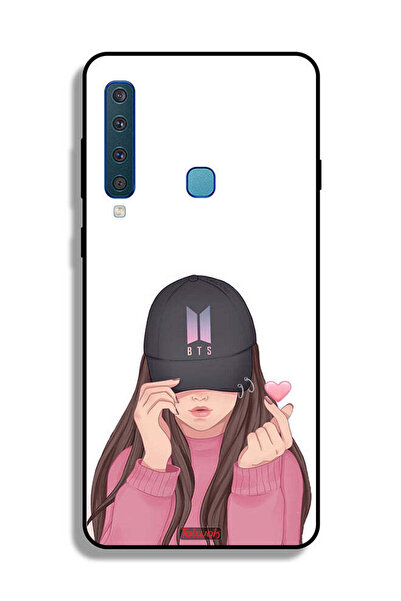 Tolwak غطاء حماية لهاتف Samsung Galaxy A9 (2018) فتاة تصنع سناب شات