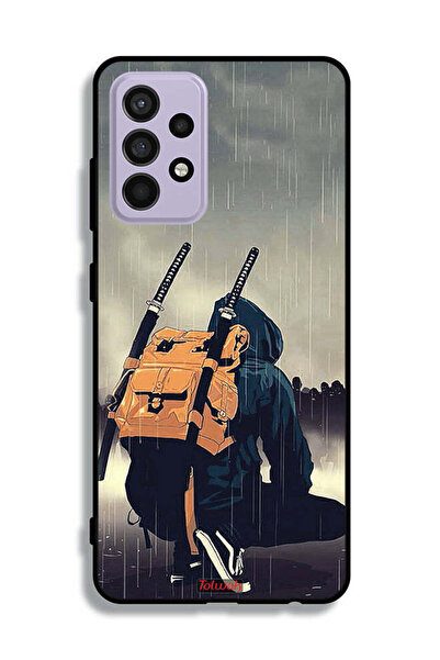 Tolwak غطاء حماية لهاتف سامسونج جالاكسي A52 بتصميم سيف ساموراي الرقمي