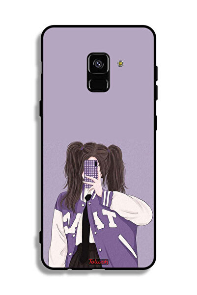 Tolwak غطاء حماية لهاتف Samsung Galaxy A8 Plus (2018) لالتقاط صورة سيلفي