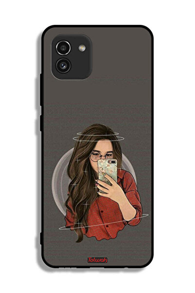 Tolwak غطاء واقي لغطاء الحماية Samsung Galaxy A03 لصنع صورة سيلفي