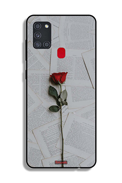 Tolwak غطاء حماية لهاتف سامسونج جالكسي A21s وردي على ورق