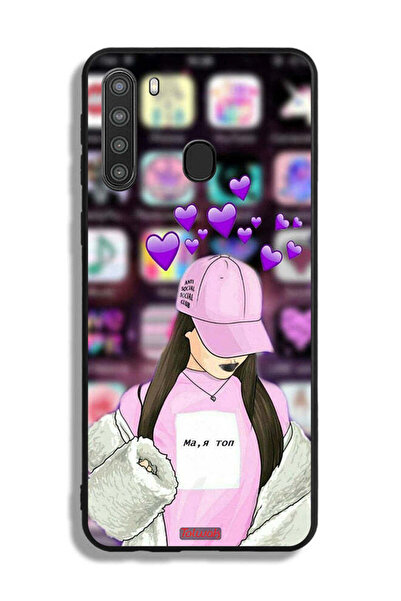 Tolwak غطاء حماية لهاتف سامسونج جالكسي A21 من أنتي سوشيال كلوب