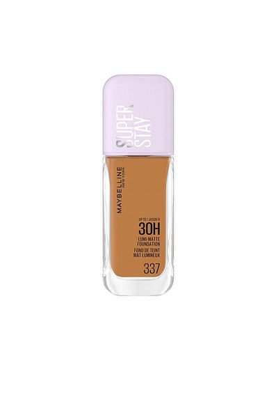 Maybelline New York Fond de ten cu finisaj mat si acoperire mare, Superstay Lumi Matte, 337, 30 ml