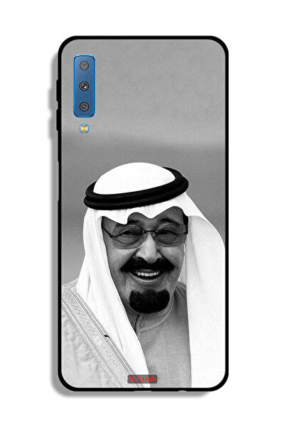 Tolwak غطاء حماية لهاتف سامسونج جالكسي A7 (2018) صورة الملك عبدالله مبتسماً