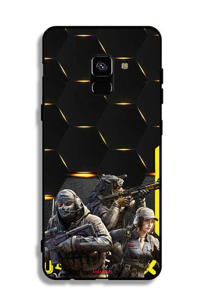 Tolwak غطاء حماية لهاتف Samsung Galaxy A8 Plus (2018) بخلفية Cyberpunk